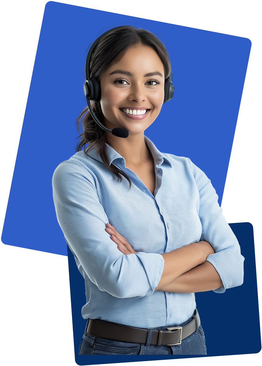 customer service using a phone