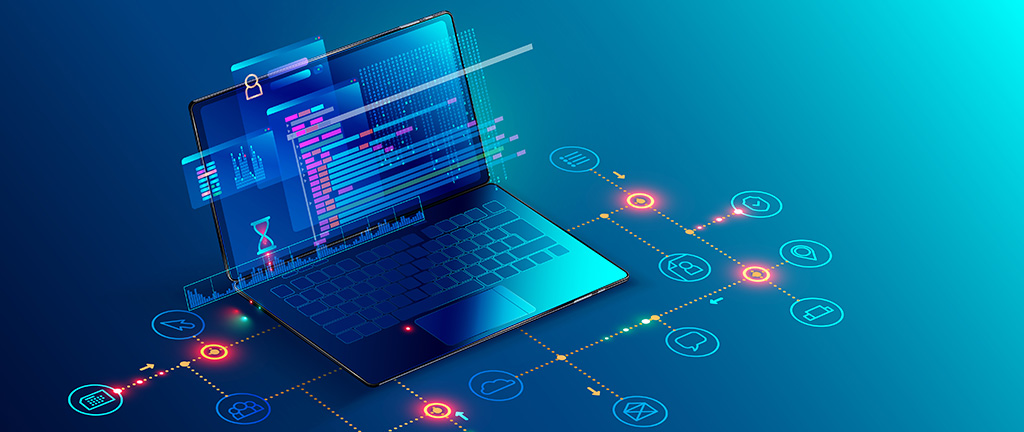 Software, web development, programming concept.
